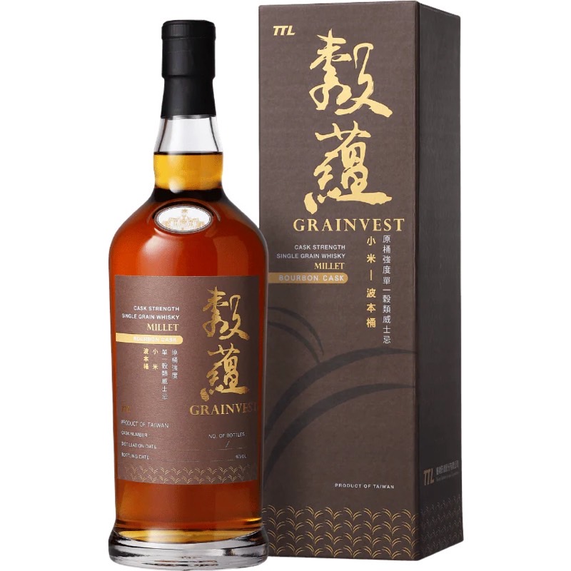 穀蘊 小米 波本桶 原桶強度 單一穀類威士忌
