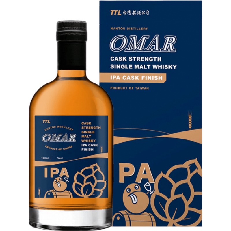 OMAR原酒強度IPA桶單一麥芽台灣威士忌