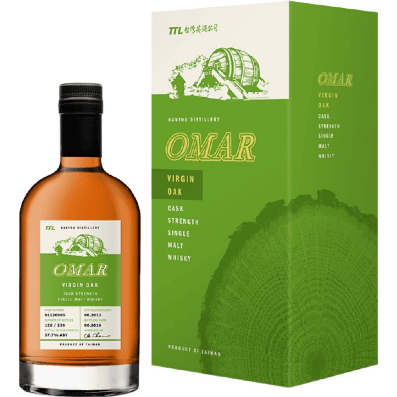 OMAR原桶強度單一麥芽威士忌－新橡木桶