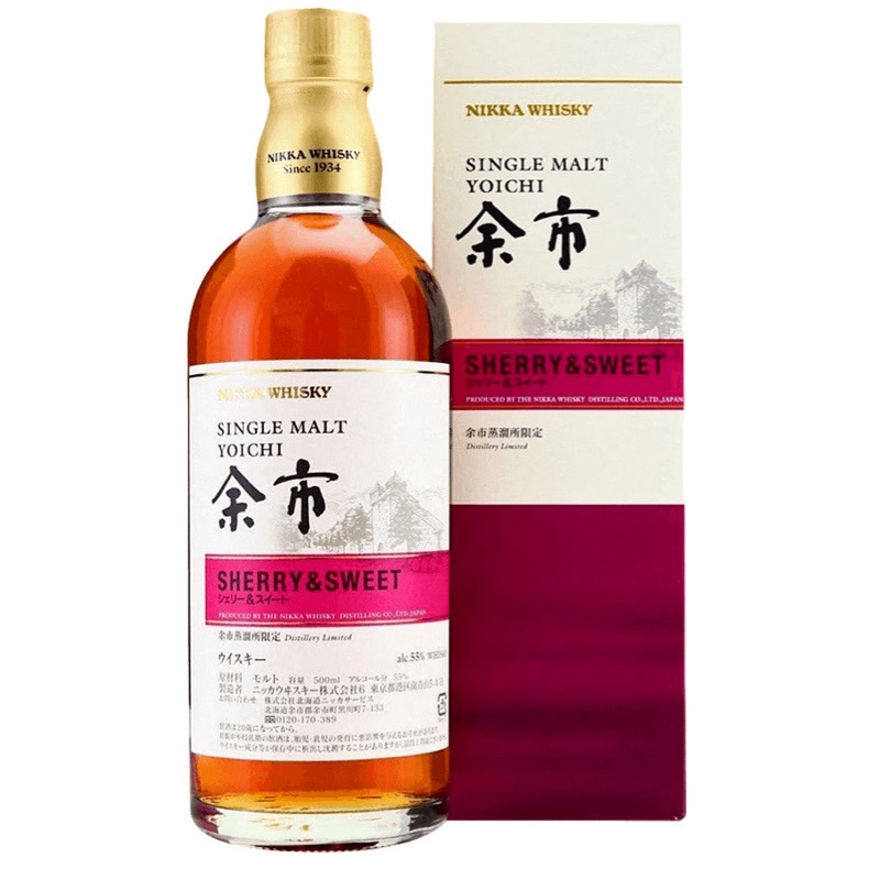 余市 雪莉桶原酒 單一麥芽威士忌 紅
