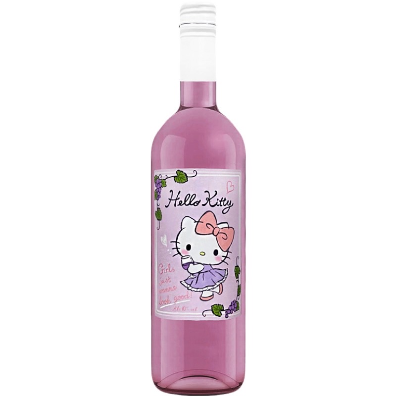 愛麗絲HELLO KITTY紫色氣泡酒(紫標)