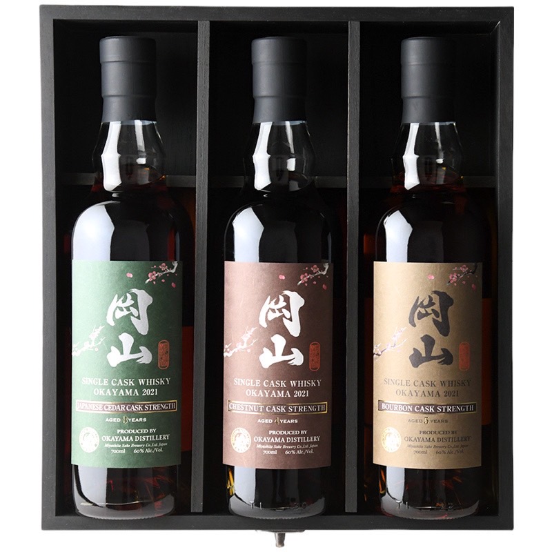 岡山單桶波本桶威士忌5年(淺棕)