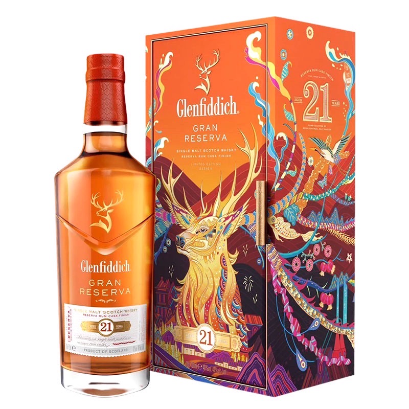 格蘭菲迪21年 福鹿版禮盒