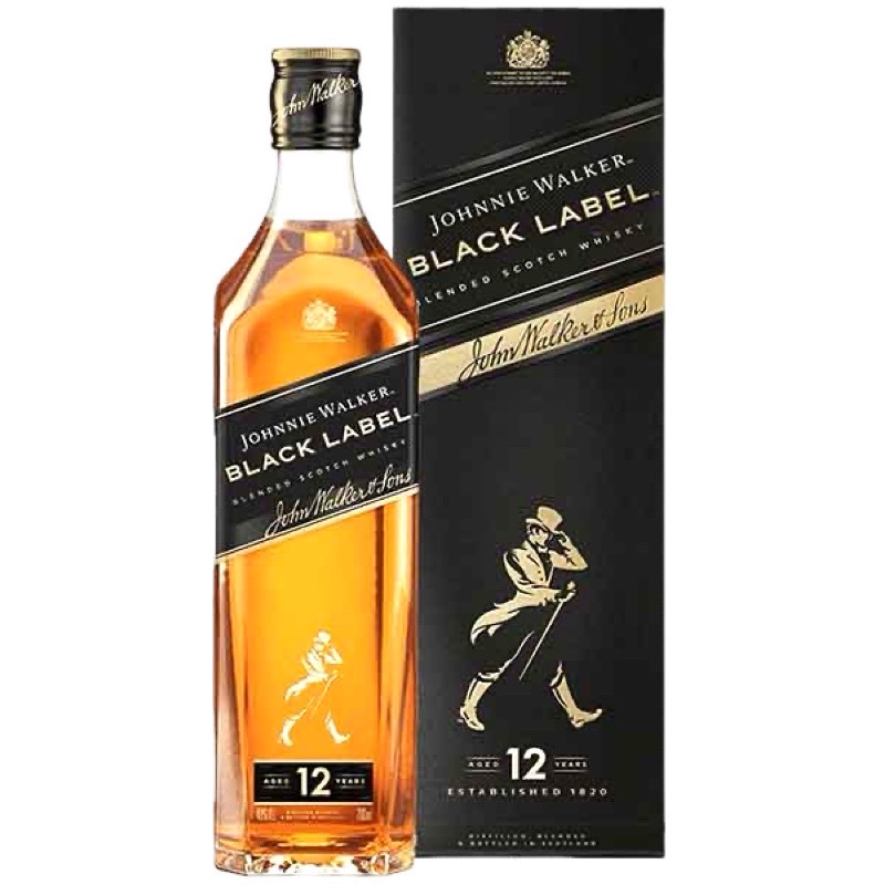 約翰走路黑牌12年 調和威士忌 1L