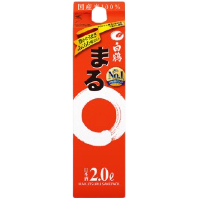 白鶴 圓滿清酒 (紙盒) 2L